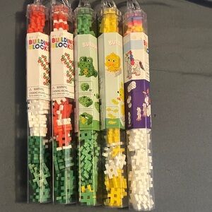 Set of Easter Basket Building Blocks